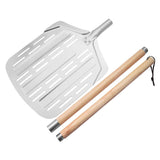 Maxbell Pizza Peel Oven Accessories Practical Kitchen Utensils Aluminum Pizza Paddle Total length 135cm