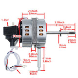 Maxbell Electric Fan Motor 50W Replacement Motor for 10 -12 inch Stand Fan Low Noise
