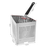 Maxbell Pasta Pot Strainer Basket Insert for Smaller Portions Perforated Deep Pocket