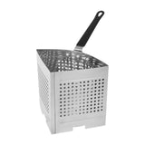Maxbell Pasta Pot Strainer Basket Insert for Smaller Portions Perforated Deep Pocket
