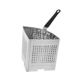 Maxbell Pasta Pot Strainer Basket Insert for Smaller Portions Perforated Deep Pocket