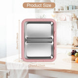 Maxbell Ice Cream Maker Homemade Easy to Clean Fun Families Activities Ice Cream Pan Pink No Lid