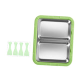 Maxbell Ice Cream Maker Homemade Easy to Clean Fun Families Activities Ice Cream Pan Green No Lid