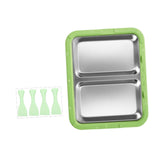Maxbell Ice Cream Maker Homemade Easy to Clean Fun Families Activities Ice Cream Pan Green No Lid