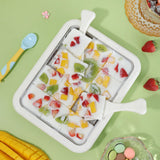 Maxbell Ice Cream Maker Homemade Easy to Clean Fun Families Activities Ice Cream Pan White No Lid