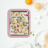 Maxbell Ice Cream Maker Homemade Easy to Clean Fun Families Activities Ice Cream Pan Pink With Lid