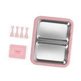 Maxbell Ice Cream Maker Homemade Easy to Clean Fun Families Activities Ice Cream Pan Pink With Lid
