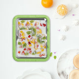 Maxbell Ice Cream Maker Homemade Easy to Clean Fun Families Activities Ice Cream Pan Green With Lid