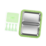 Maxbell Ice Cream Maker Homemade Easy to Clean Fun Families Activities Ice Cream Pan Green With Lid
