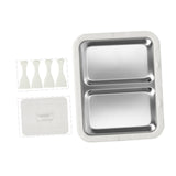 Maxbell Ice Cream Maker Homemade Easy to Clean Fun Families Activities Ice Cream Pan White With Lid