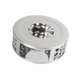 Maxbell Tea Teapot Warmer Stainless Steel Home for Other Heatproof Dish Glass Teapot Silver