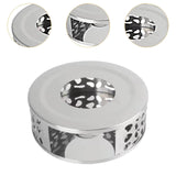 Maxbell Tea Teapot Warmer Stainless Steel Home for Other Heatproof Dish Glass Teapot Silver