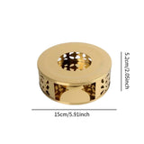 Maxbell Tea Teapot Warmer Stainless Steel Home for Other Heatproof Dish Glass Teapot Gold