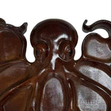 Maxbell Wood Octopus Charcuterie Platter for Family Gatherings Lightweight Versatile 30cmx30cm