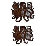 Maxbell Wood Octopus Charcuterie Platter for Family Gatherings Lightweight Versatile 30cmx30cm