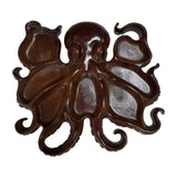 Maxbell Wood Octopus Charcuterie Platter for Family Gatherings Lightweight Versatile 25cmx25cm
