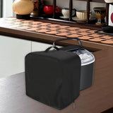 Maxbell Ice Maker Cover Waterproof Ice Machine Cover for Other Countertop Appliances black