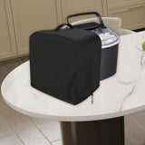 Maxbell Ice Maker Cover Waterproof Ice Machine Cover for Other Countertop Appliances black