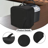 Maxbell Ice Maker Cover Waterproof Ice Machine Cover for Other Countertop Appliances black