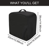 Maxbell Ice Maker Cover Waterproof Ice Machine Cover for Other Countertop Appliances black