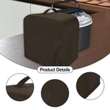 Maxbell Ice Maker Cover Waterproof Ice Machine Cover for Other Countertop Appliances Brown