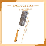 Maxbell BBQ Spatula Veggies Stainless Steel Garden Kebabs Father Gift Slotted Turner