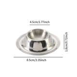 Maxbell Boiled Egg Tray Creative Dinnerware Sauce Dish for Household Hotel Apartment