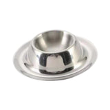 Maxbell Boiled Egg Tray Creative Dinnerware Sauce Dish for Household Hotel Apartment