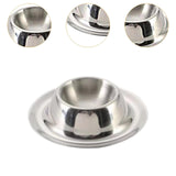 Maxbell Boiled Egg Tray Creative Dinnerware Sauce Dish for Household Hotel Apartment