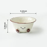 Maxbell Salad Yogurt Bowl Compact Ceramic Bowl for Side Dishes Dessert Dipping Sauce 300 ml