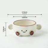 Maxbell Salad Yogurt Bowl Compact Ceramic Bowl for Side Dishes Dessert Dipping Sauce 250 ml