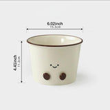 Maxbell Salad Yogurt Bowl Compact Ceramic Bowl for Side Dishes Dessert Dipping Sauce 1130 ml