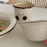 Maxbell Salad Yogurt Bowl Compact Ceramic Bowl for Side Dishes Dessert Dipping Sauce 1130 ml