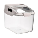 Maxbell Grain Rice Storage Container Household Kitchen Organization Pantry Store Bin 29cmx23cmx19cm Khaki