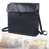 Maxbell Insulated Pizza Delivery Bag Food Pack for Restaurants Food Service Catering Black