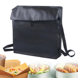Maxbell Insulated Pizza Delivery Bag Food Pack for Restaurants Food Service Catering Black