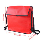 Maxbell Insulated Pizza Delivery Bag Food Pack for Restaurants Food Service Catering Red