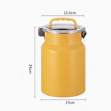 Maxbell Sealed Jar 5L Multipurpose Fashionable Food Canister for Candy Dry