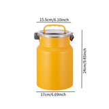 Maxbell Sealed Jar 5L Multipurpose Fashionable Food Canister for Candy Dry