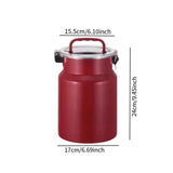 Maxbell Sealed Jar 5L Multipurpose Fashionable Food Canister for Candy Dry