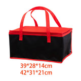 Maxbell 2x Insulated Delivery Bag Reusable Thermal Cooler Bag for Work Home Catering 39cmx28cmx14cm