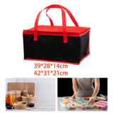 Maxbell 2x Insulated Delivery Bag Reusable Thermal Cooler Bag for Work Home Catering 39cmx28cmx14cm