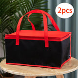 Maxbell 2x Insulated Delivery Bag Reusable Thermal Cooler Bag for Work Home Catering 42cmx31cmx21cm