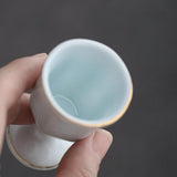 Maxbell Ceramic Sake Set Gifts Multifunctional 10 Sake Cups for Home Birthday Family Style B