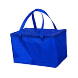 Maxbell Insulated Lunch Box with Handle Picnic Handbag for Office Outdoor Restaurant Blue 41x29x26cm
