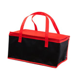 Maxbell Insulated Lunch Box with Handle Picnic Handbag for Office Outdoor Restaurant Red 42x31x21cm