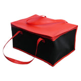Maxbell Insulated Lunch Box with Handle Picnic Handbag for Office Outdoor Restaurant Red 42x31x21cm
