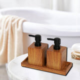 Maxbell Rectangular Lotion Bottle Organizer Tray Decorative Versatile for Countertop