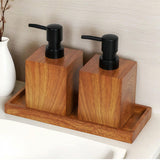 Maxbell Rectangular Lotion Bottle Organizer Tray Decorative Versatile for Countertop