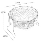 Maxbell Deep Fry Basket Multifunctional Practical Kitchen Utensil for Dining Kitchen